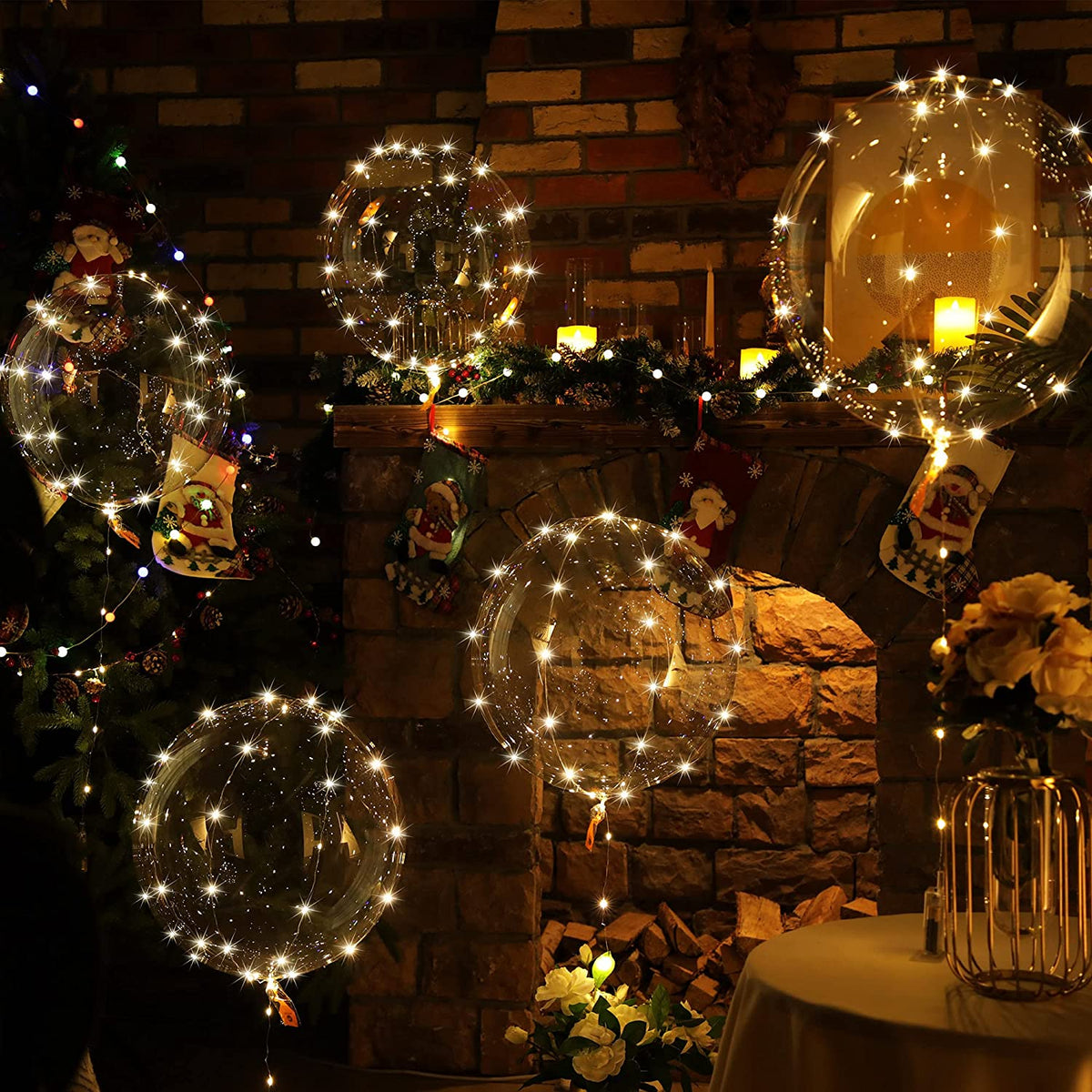 Party Balloons LED Light Stretchable PVC 45 cm