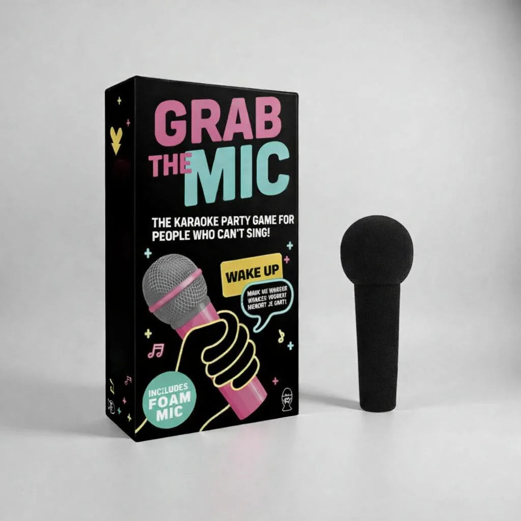 Party Card Game Singing Challenge Microphone Included