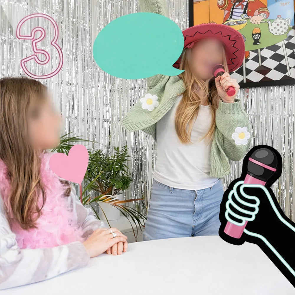 Party Card Game Singing Challenge Microphone Included