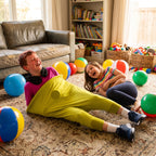 Party Game Giant Catching Pants Two Balls & Pump