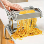 Pasta Maker Hand Crank 7 Thickness Settings Dual-Width Cutter