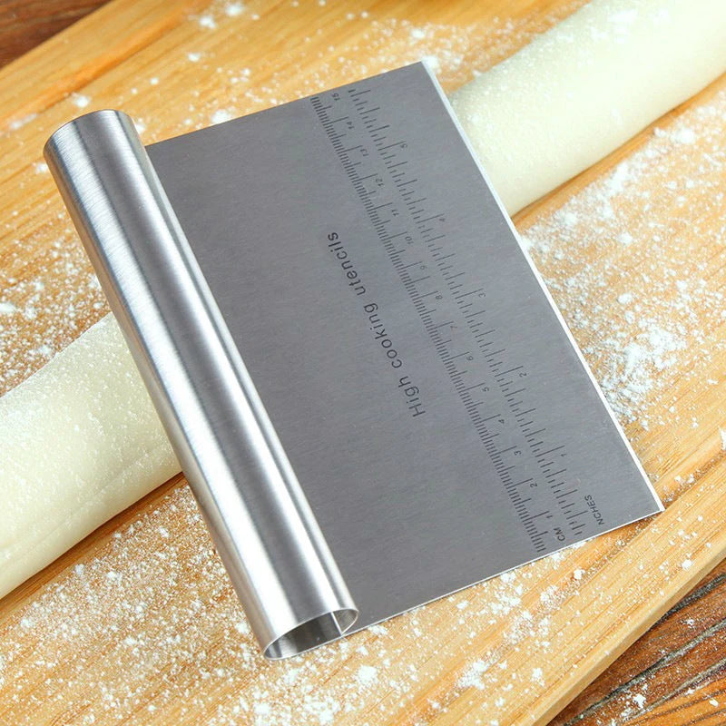 Pastry Scraper Stainless Steel Ergonomic Non-Slip Handle