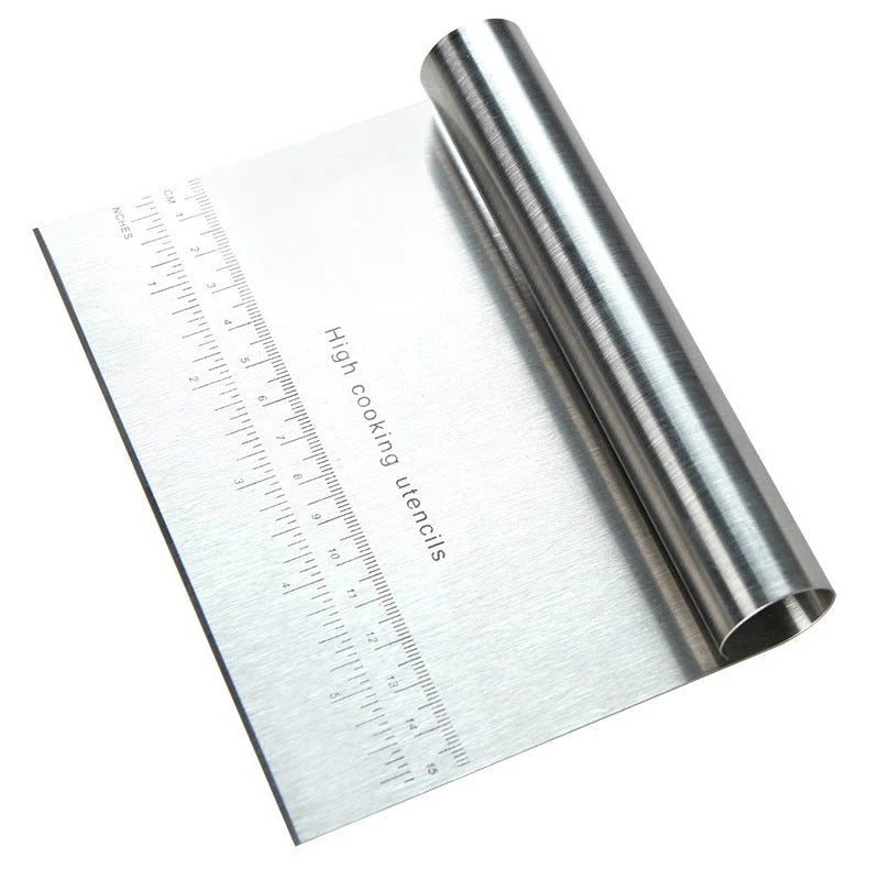 Pastry Scraper Stainless Steel Ergonomic Non-Slip Handle