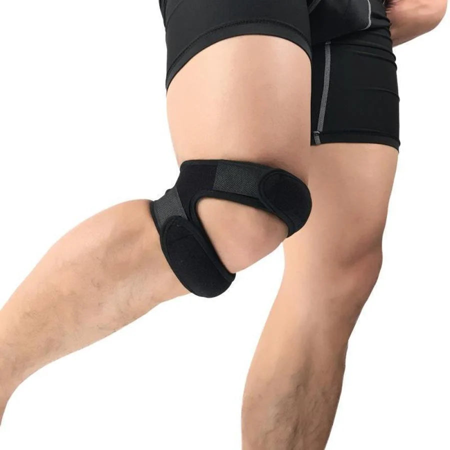 Patellar Strap Dual-Strap Silicone Pads
