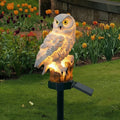 Pathway Light Solar Powered Warm LED Owl Stake