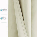 Patio Curtain Panel Waterproof Blackout Grommet Top
