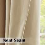 Patio Curtain Panel Waterproof Blackout Grommet Top