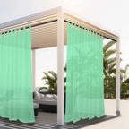 Patio Curtain Water-Repellent Light-Filtering Polyester