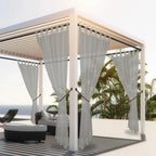 Patio Curtain Water-Repellent Light-Filtering Polyester