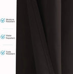 Patio Curtain Waterproof Blackout Rust-Free Grommets