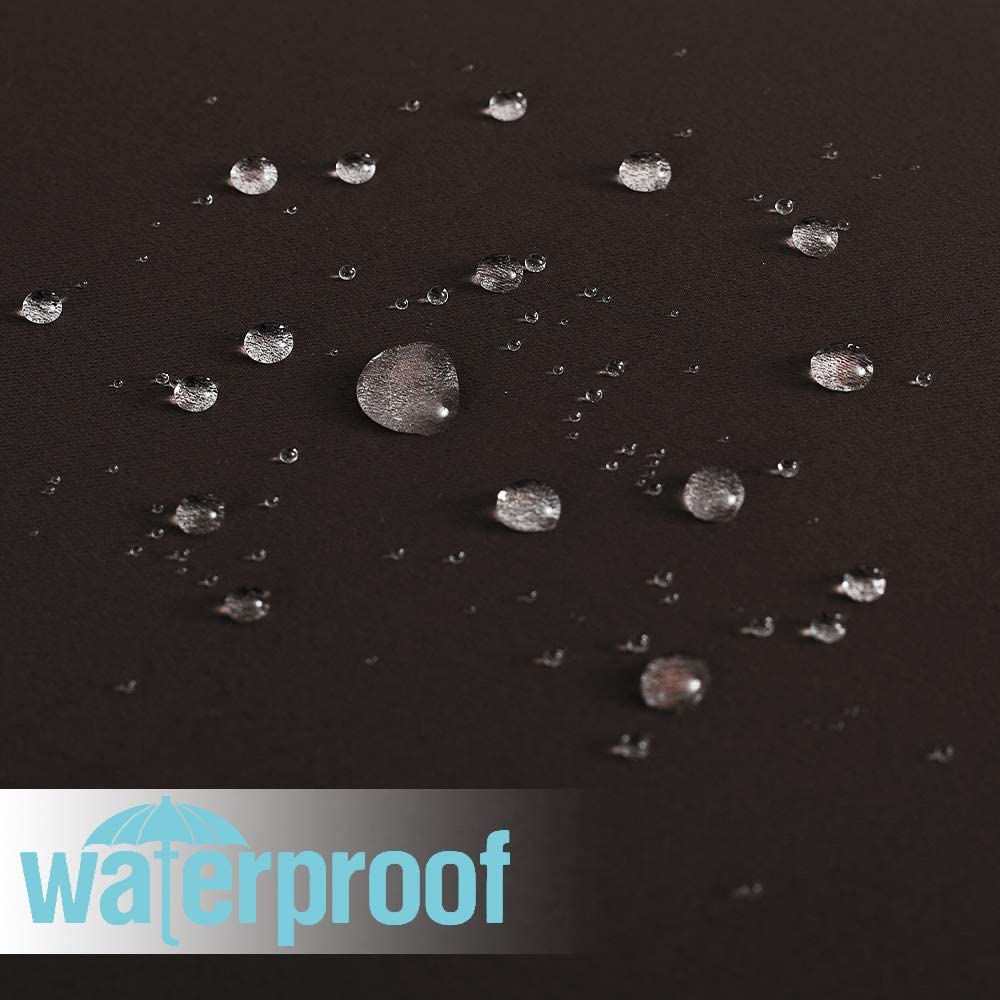 Patio Curtain Waterproof Blackout Rust-Free Grommets