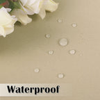 Patio Curtain Waterproof Blackout Rust-Free Grommets
