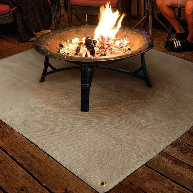 Patio Mat Fireproof Up To 1472°F Foldable