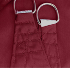 Patio Shade Sail UV-Resistant Breathable Fabric Reinforced Edges & Ropes