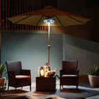Patio Umbrella Light Cordless Dimmable Clip-On & Hanging Hook
