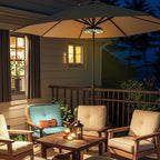 Patio Umbrella Light Cordless Dimmable Clip-On & Hanging Hook