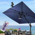 Patio Umbrella Light Solar & USB Remote Control Weather-Resistant