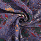 Peacock Tassel Cotton Gauze Throw Blanket (Machine Washable)