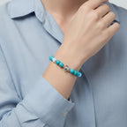 Pearl Bracelet Glow-In-The-Dark Rechargeable Adjustable Clasp