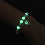 Pearl Bracelet Glow-In-The-Dark Rechargeable Adjustable Clasp