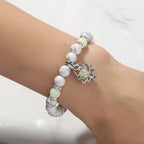 Pearl Bracelet Glow-In-The-Dark Rechargeable Adjustable Clasp