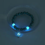 Pearl Bracelet Glow-In-The-Dark Rechargeable Adjustable Clasp