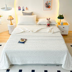 Pebble-Textured Ultra-Soft Microfiber Throw Blanket (Machine Washable)
