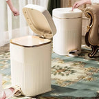 Pedal Bin Hands-Free Hygienic Flat Lid & Odor Control