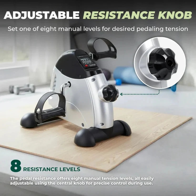 Pedal Exerciser Arms & Legs LCD Display Eight Levels