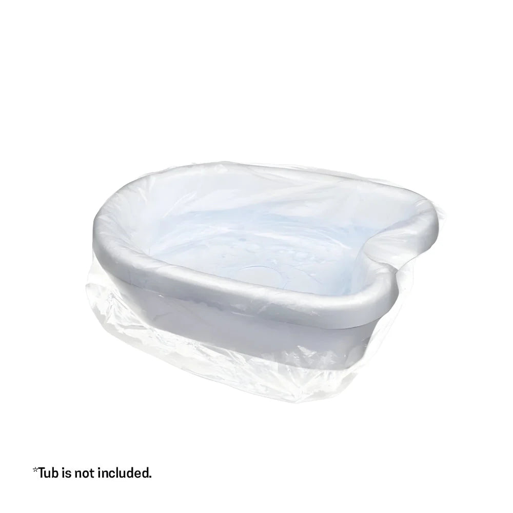 Pedicure Liners Disposable Clear Fits Round & Oval Tubs