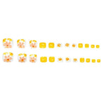 Pedicure Set Floral Decals & Long-Lasting Polish