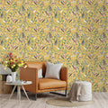 Peel-And-Stick Waterproof Vinyl Wallpaper (Bird & Leaf Canopy, 18 x 118 in)