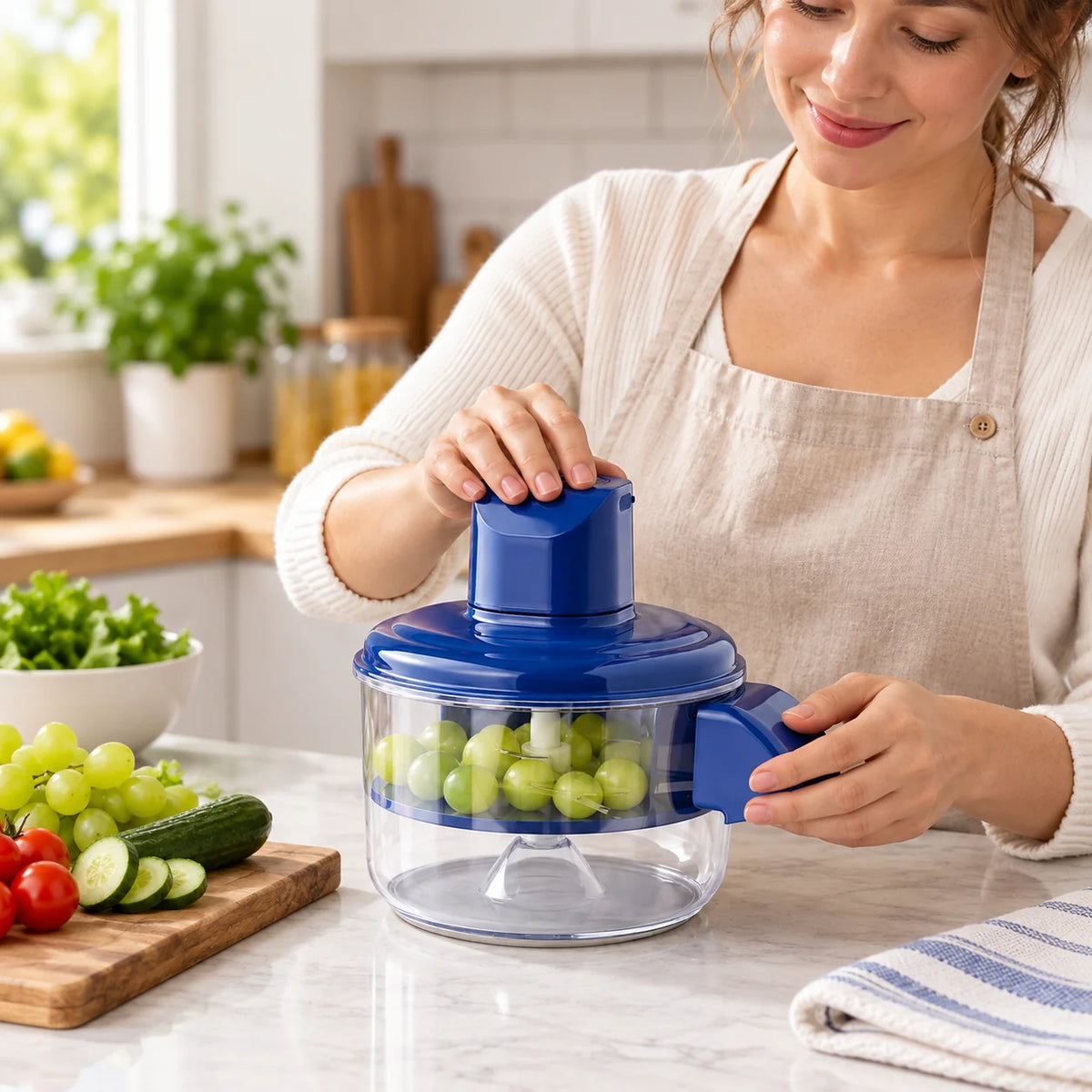 Peeler Automatic Rechargeable Stainless Steel Blade