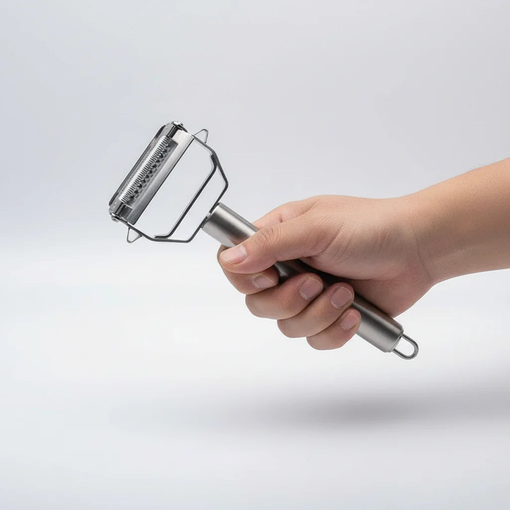 Peeler Dual-Blade Julienne & Straight Stainless Steel