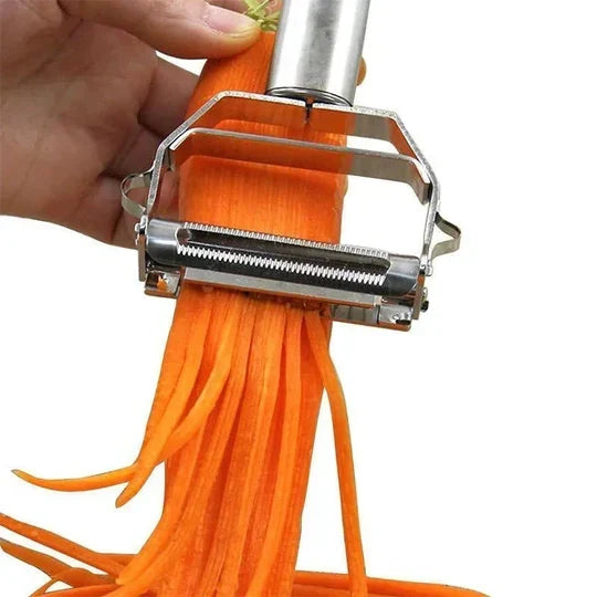 Peeler & Julienne Cutter Stainless Steel Blades Ergonomic Grip