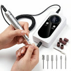 Pen-Style Nail Drill 45,000 RPM 6 Metal Bits
