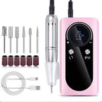 Pen-Style Nail Drill 45,000 RPM 6 Metal Bits