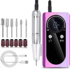 Pen-Style Nail Drill 45,000 RPM 6 Metal Bits