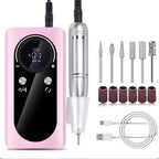Pen-Style Nail Drill 45,000 RPM 6 Metal Bits