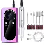Pen-Style Nail Drill 45,000 RPM 6 Metal Bits
