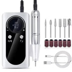 Pen-Style Nail Drill 45,000 RPM 6 Metal Bits