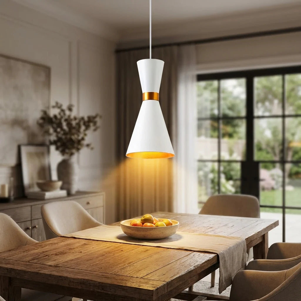 Pendant Ceiling Light Cone Shade Aluminum Adjustable Cord
