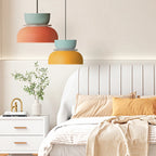 Pendant Lamp Acrylic Layered Shade Three Mode Lighting