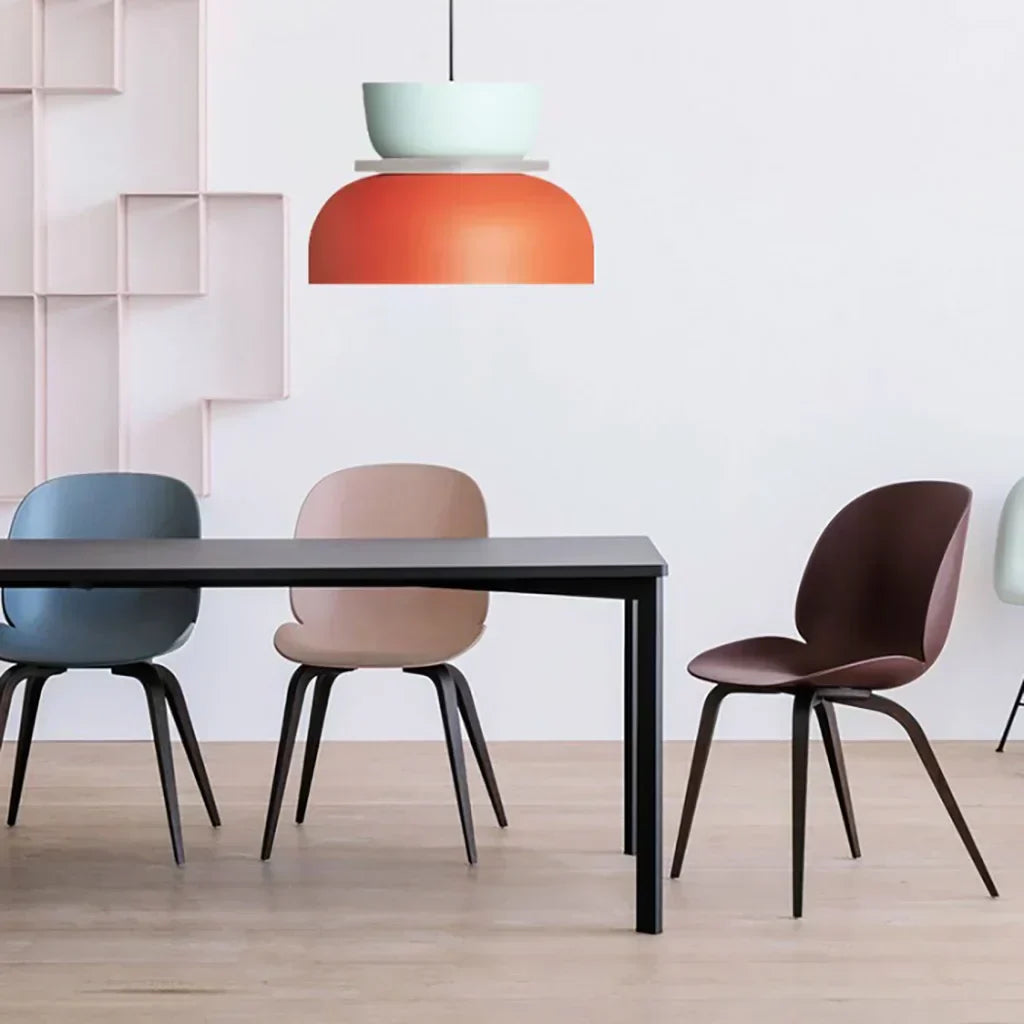 Pendant Lamp Acrylic Layered Shade Three Mode Lighting