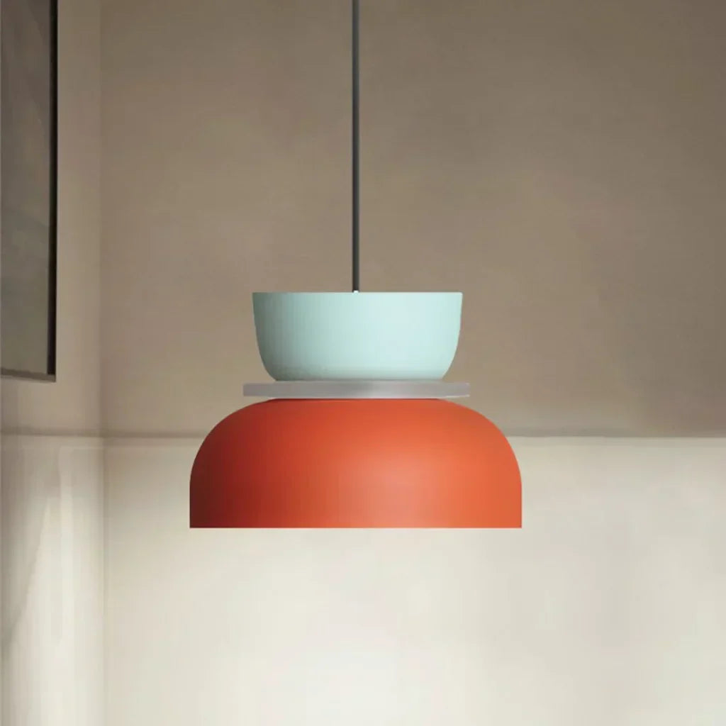 Pendant Lamp Acrylic Layered Shade Three Mode Lighting