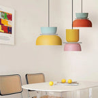 Pendant Lamp Acrylic Layered Shade Three Mode Lighting