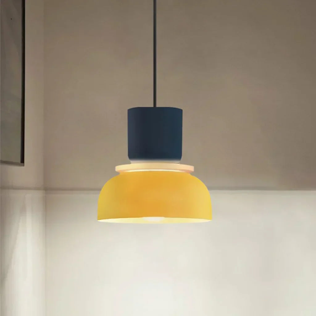 Pendant Lamp Acrylic Layered Shade Three Mode Lighting