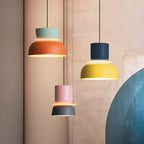 Pendant Lamp Acrylic Layered Shade Three Mode Lighting