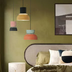 Pendant Lamp Acrylic Layered Shade Three Mode Lighting