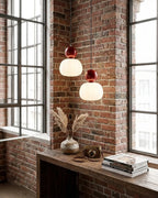 Pendant Lamp Bauhaus Geometric Metal & Glass